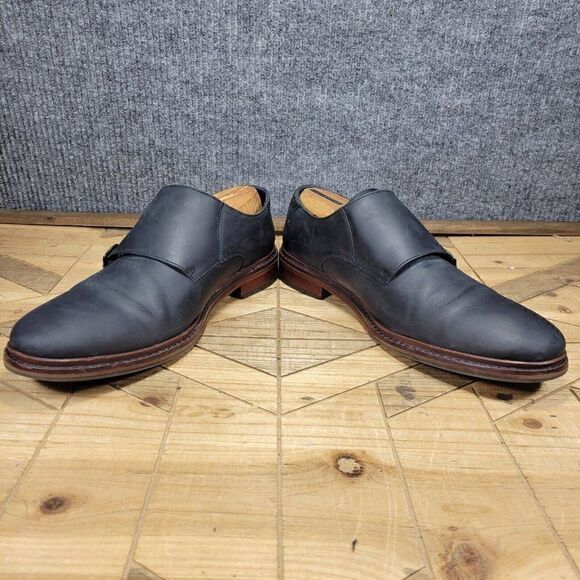 Cole Haan Benton Double Monk II Mens Size 11.5 Leather Shoes Black C25398 - Picture 4 of 10